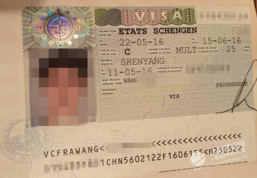 沈阳代办法国签证最新案例-王女士沈阳代办法国签证成功下签